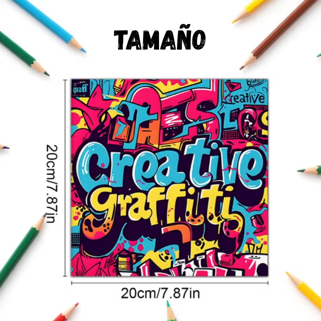 Creative Graffiti – Libro para Colorear Urbano